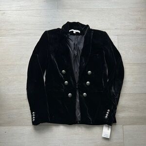 Veronica Beard Black Velvet Jacket